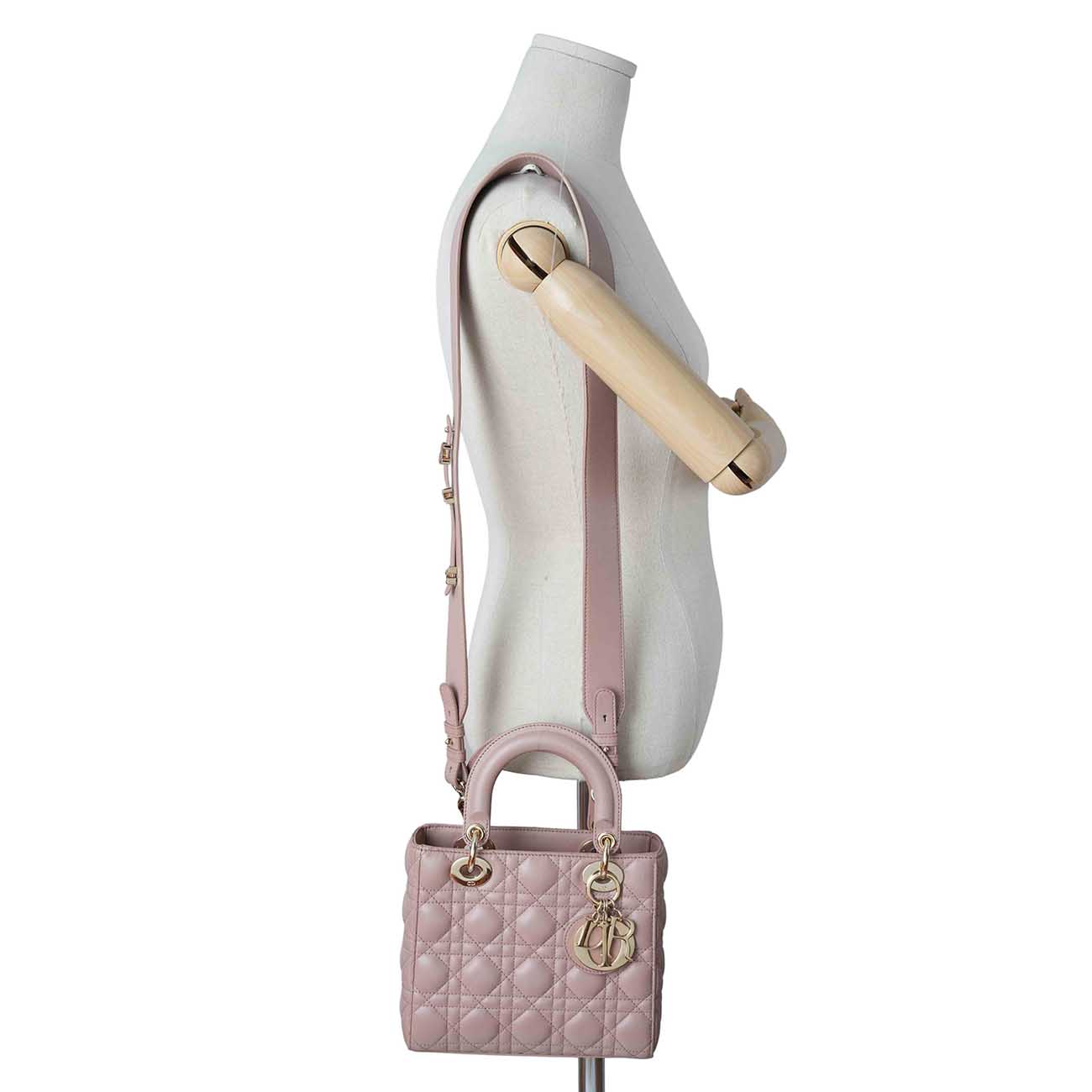 CHRISTIAN DIOR(USED)크리스찬디올 레이디디올 스몰 토트 겸 숄더백